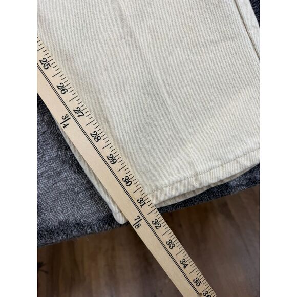 Vtg 90s Levi's 517 Bootcut Orange Tab Men's 33X32 (32X31.5) Cream Made In USA - Picture 9 of 16